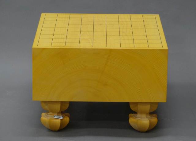 Hyuga Kaya Shogi Board [14.2cm thick, Ki-omote]