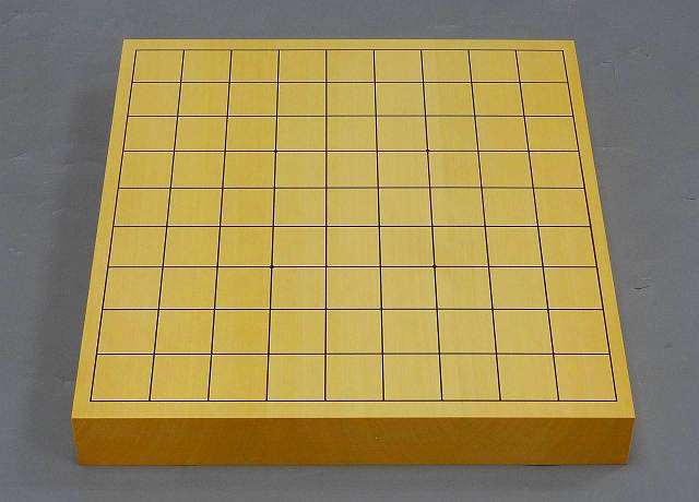 Yellow Cypress Table Shogi Board [4.5cm thick, Straight grain]